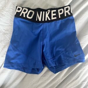 Nike Pro Women's Blue Shorts